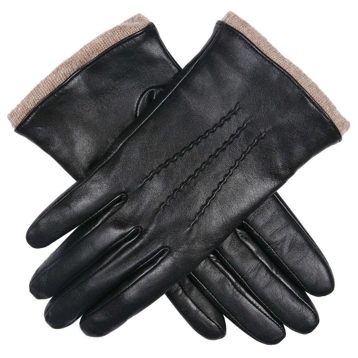 Dents Lorraine Hairsheep Gloves - Black