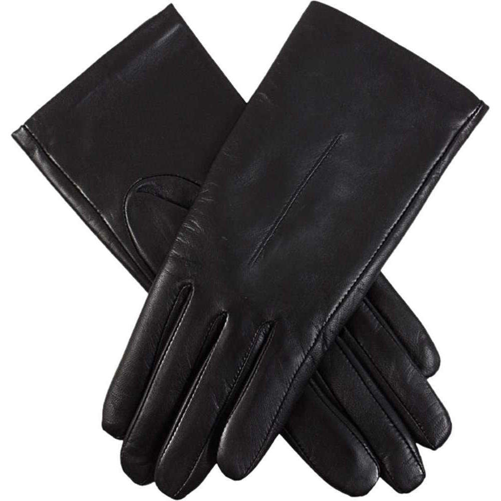 Dents Poppy Hairsheep Leather Gloves - Black