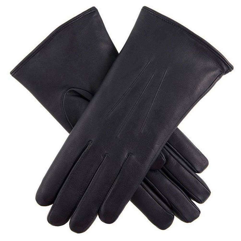 Dents Ripley Leather Gloves - Navy/Grey