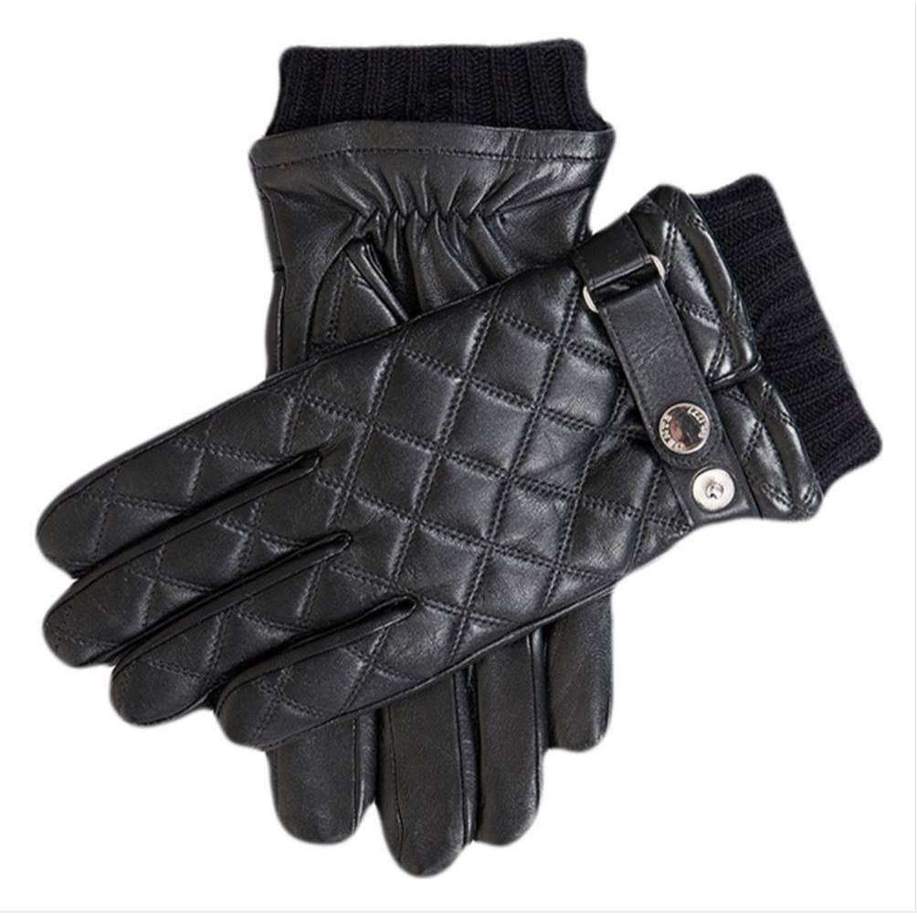 Dents Saltford Quilted Gloves - Black/Black