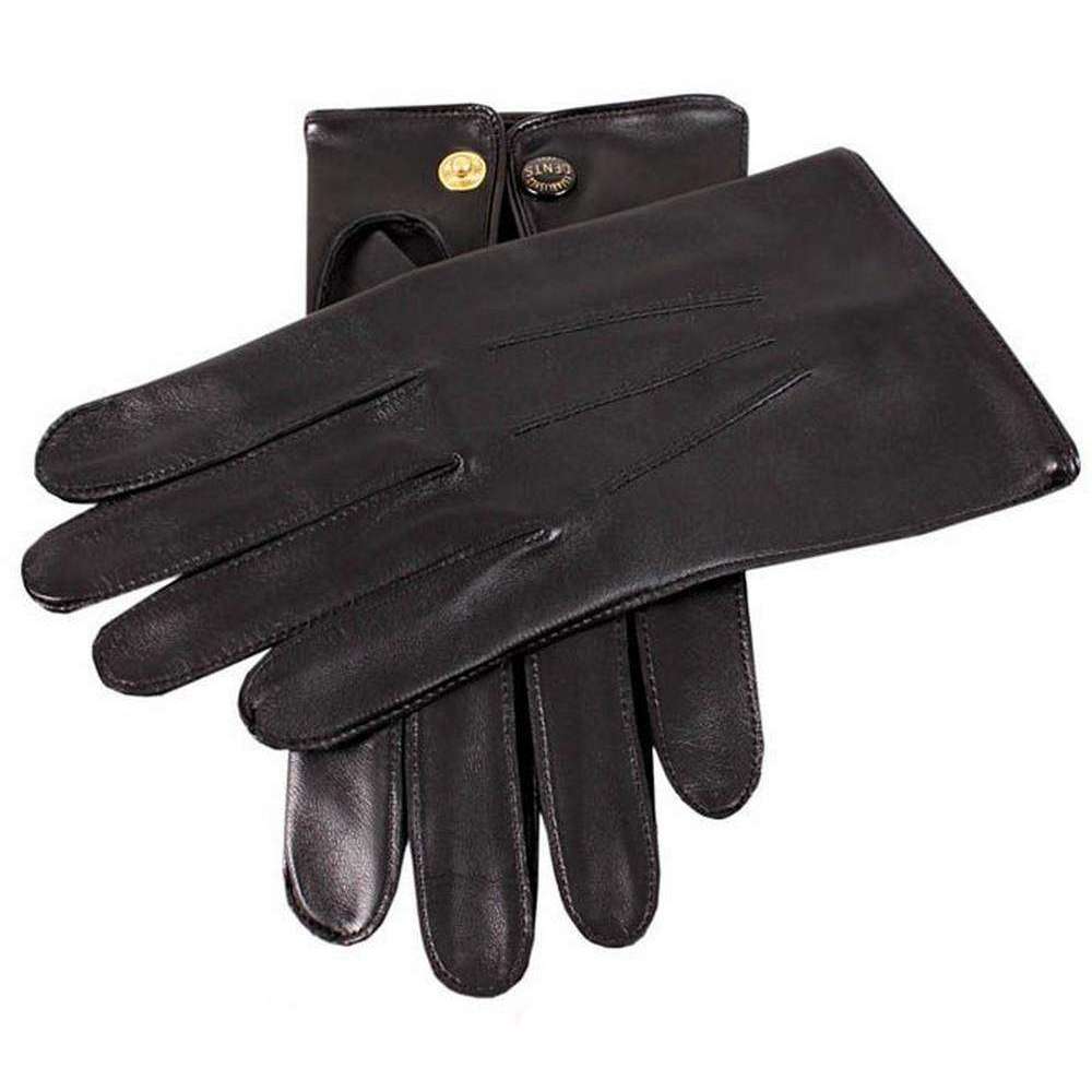 dents sandhurst leather gloves - black