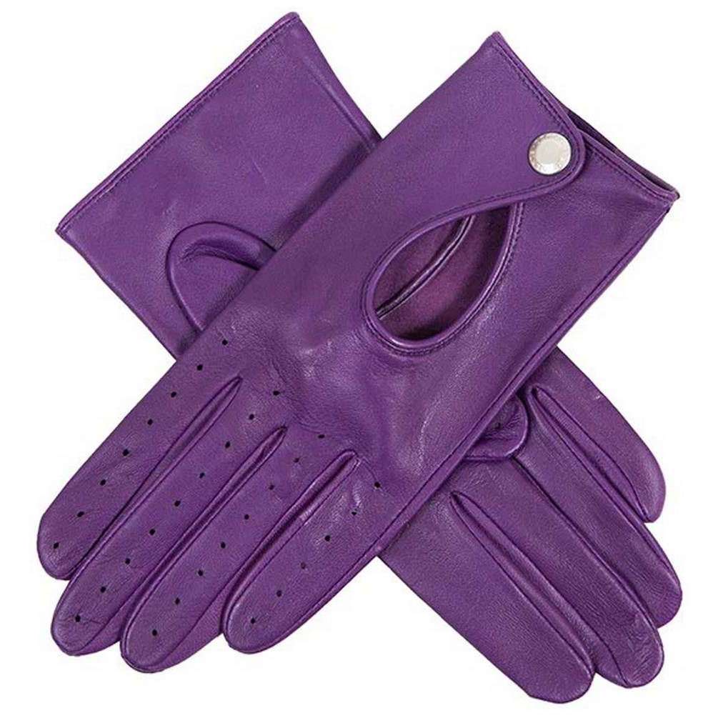 Dents Thuxton Hairsheep Leather Driving Gloves - Amethyst Purple - Extra Small - 6.5" | 16.5cm
