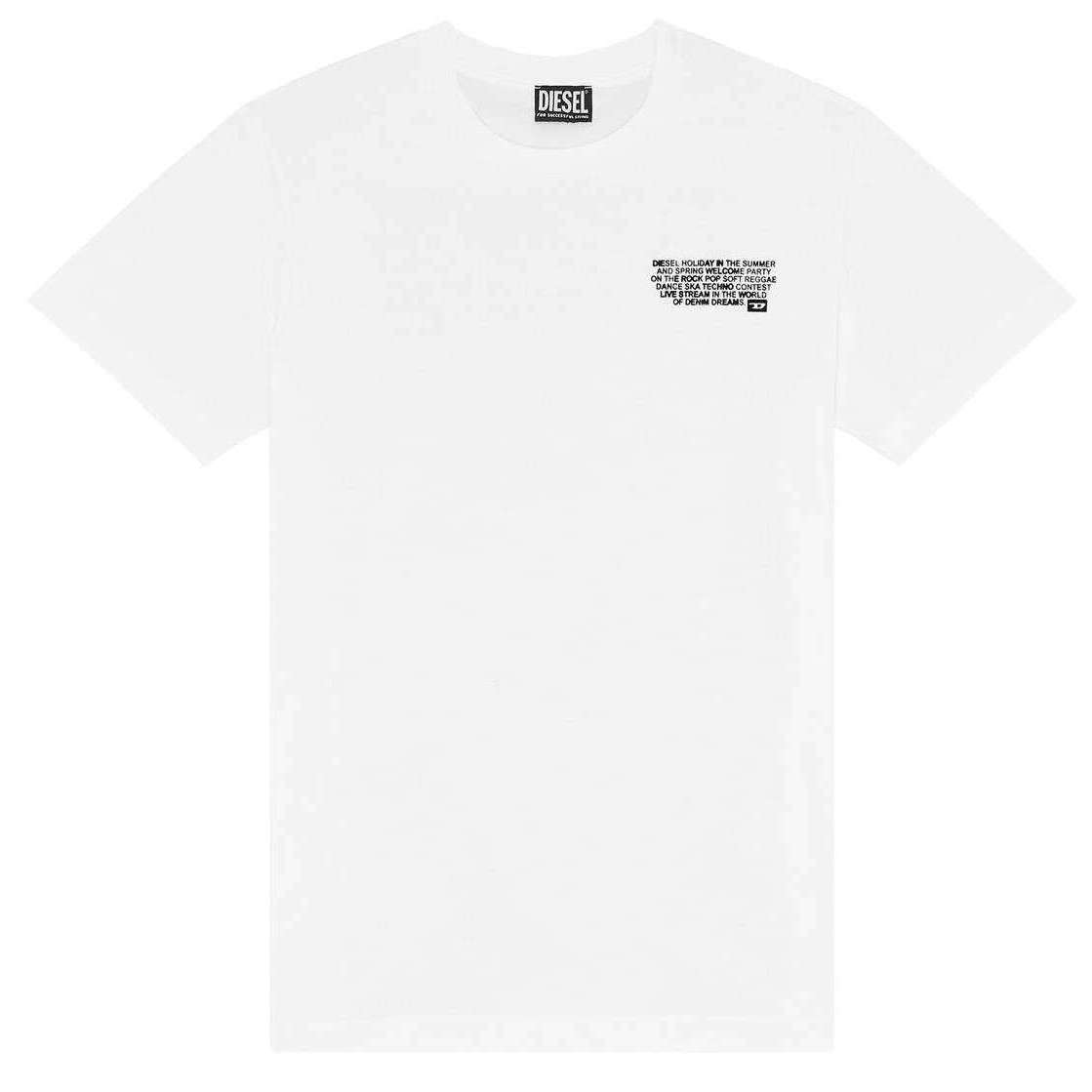 Diesel Diegor K57 T-Shirt - White/Black