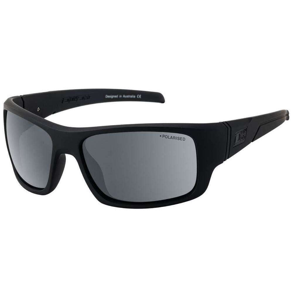 dirty dog stray satin sunglasses - black/grey