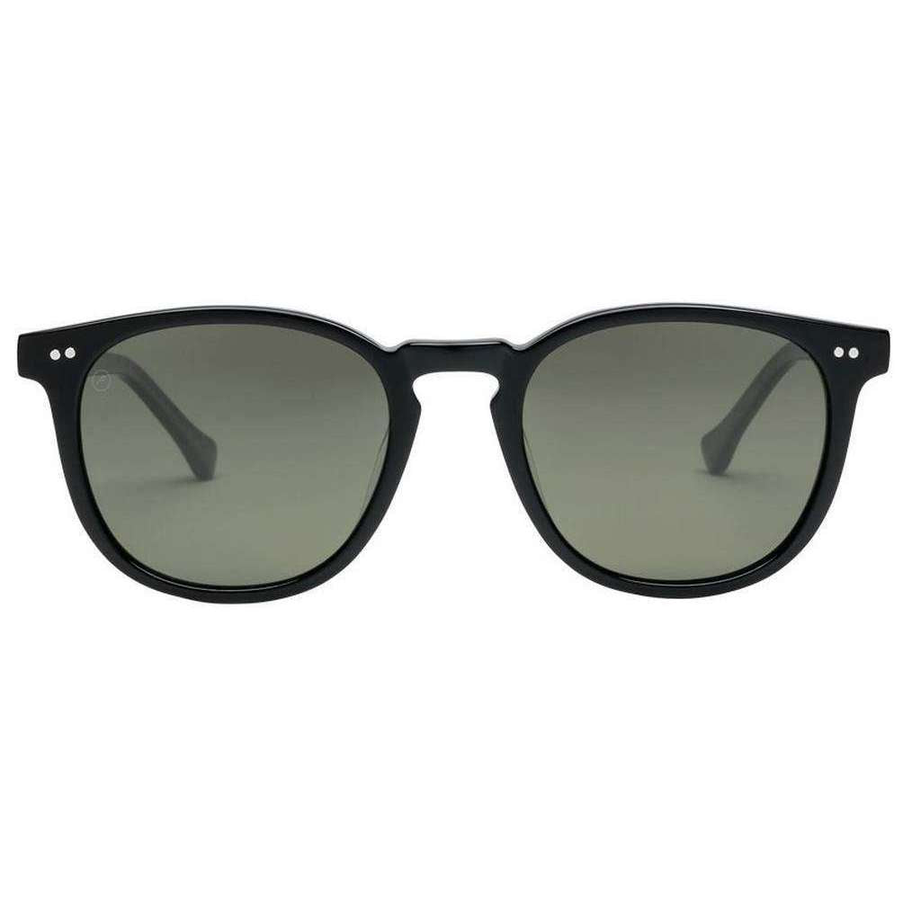 Electric California Oak Sunglasses - Gloss Black/Polarised Grey