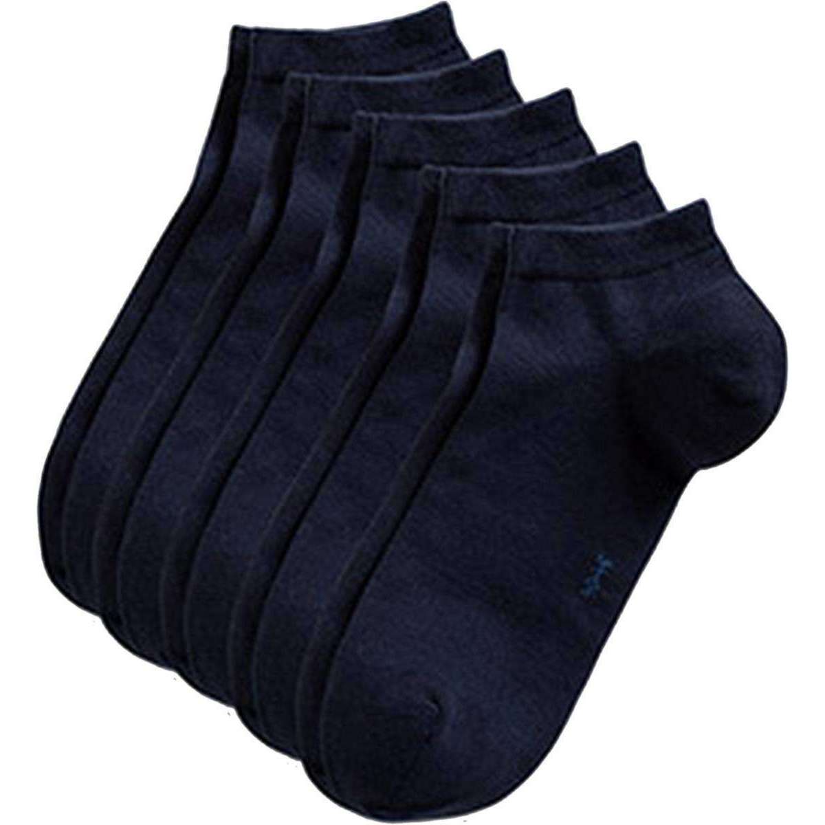 Esprit Block Coloured Sneaker 5 Pack Socks - Marine Navy