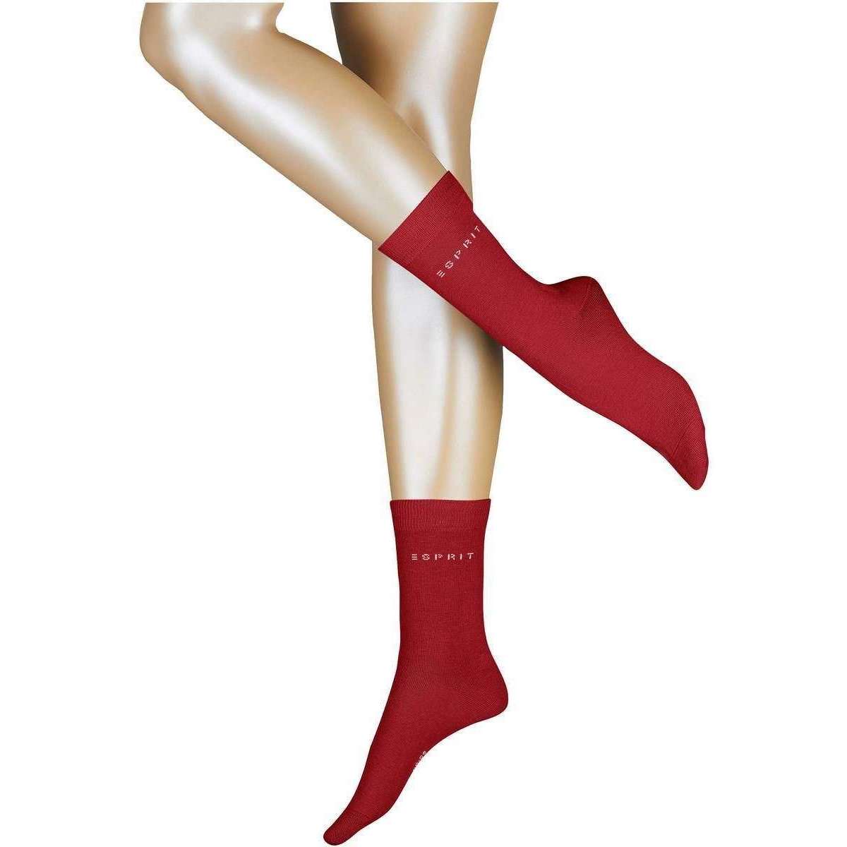 Esprit Uni 2 Pack Socks - Pepper Red