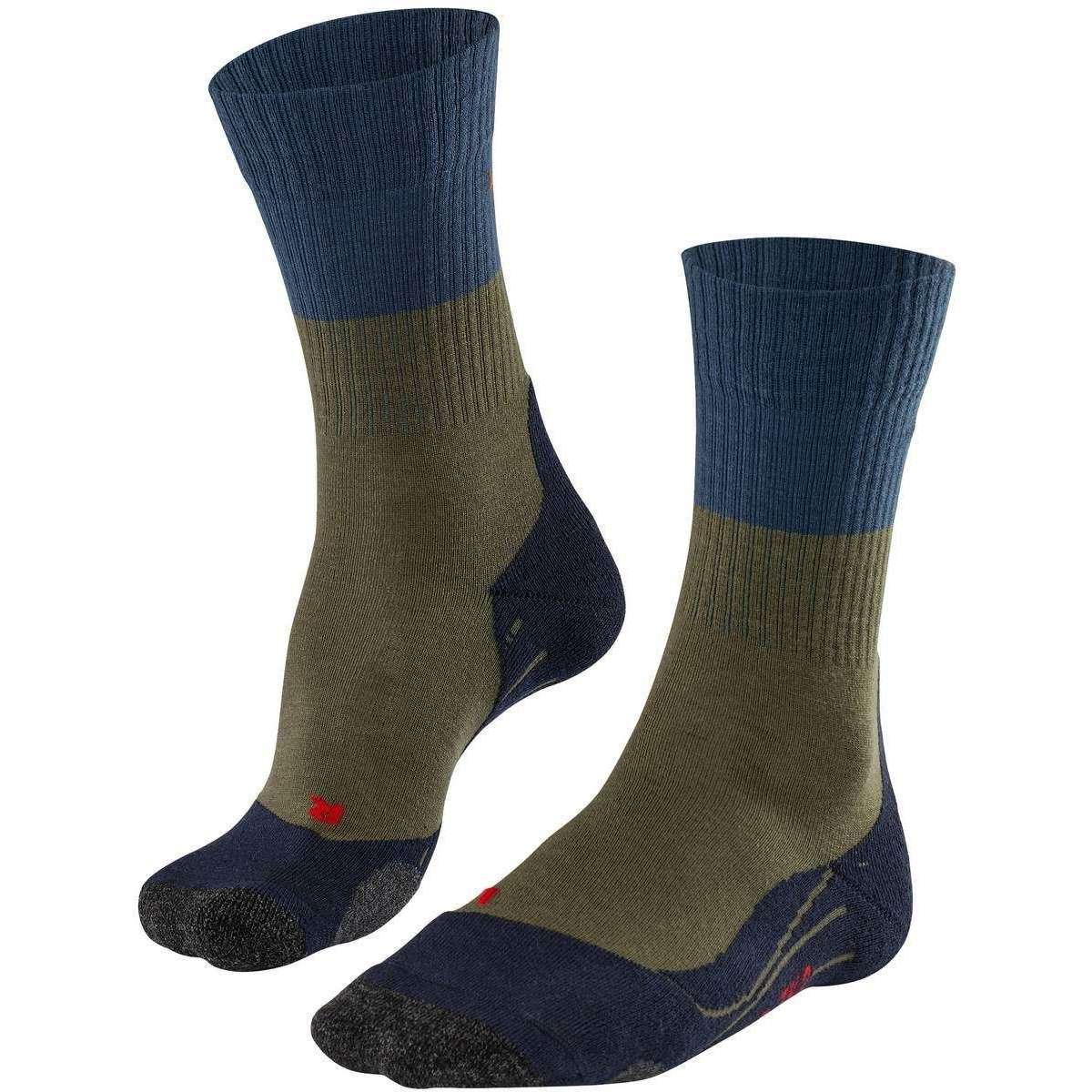 Falke Capsule Trekking TK2 Socks - Thyme Green/Blue