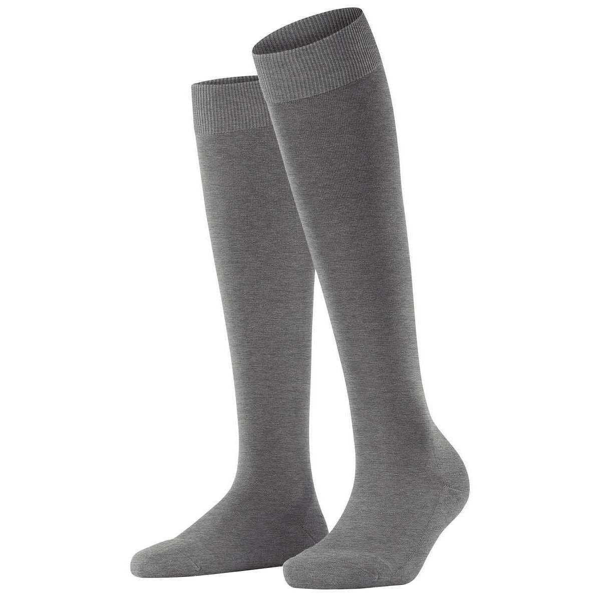 Falke Climawool Knee High Socks - Light Grey Mel - Small - 4-5 UK | 6.5-7.5 US | 37-38 EUR