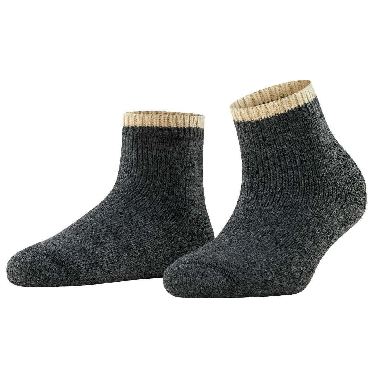 Falke Cosy Plush Socks - Anthracite Melange Grey