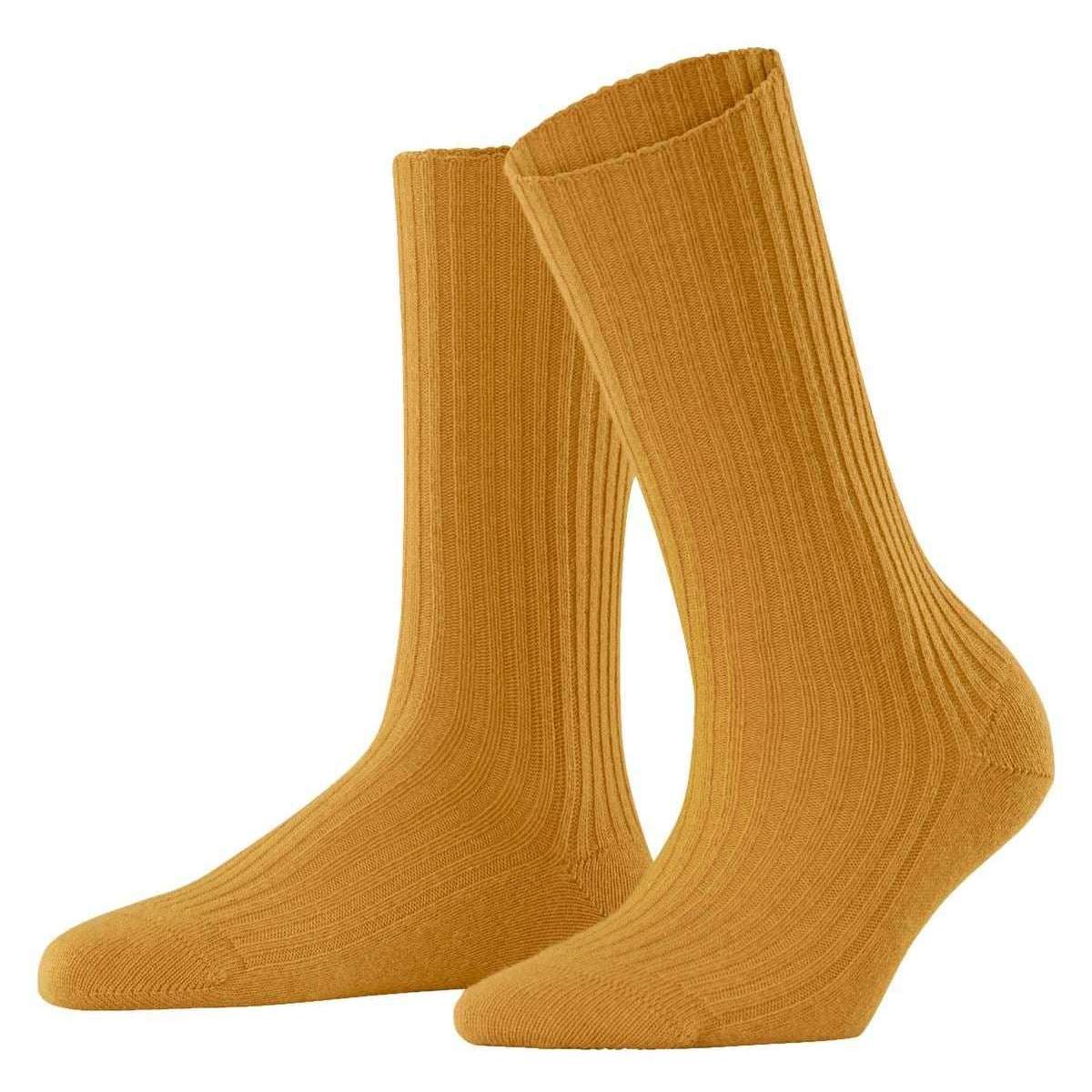 Falke Cosy Wool Boot Socks - Amber Orange