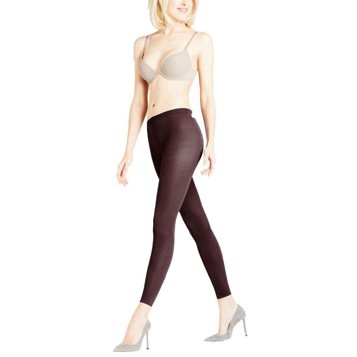 Falke Cotton Touch Leggings - Barolo Red