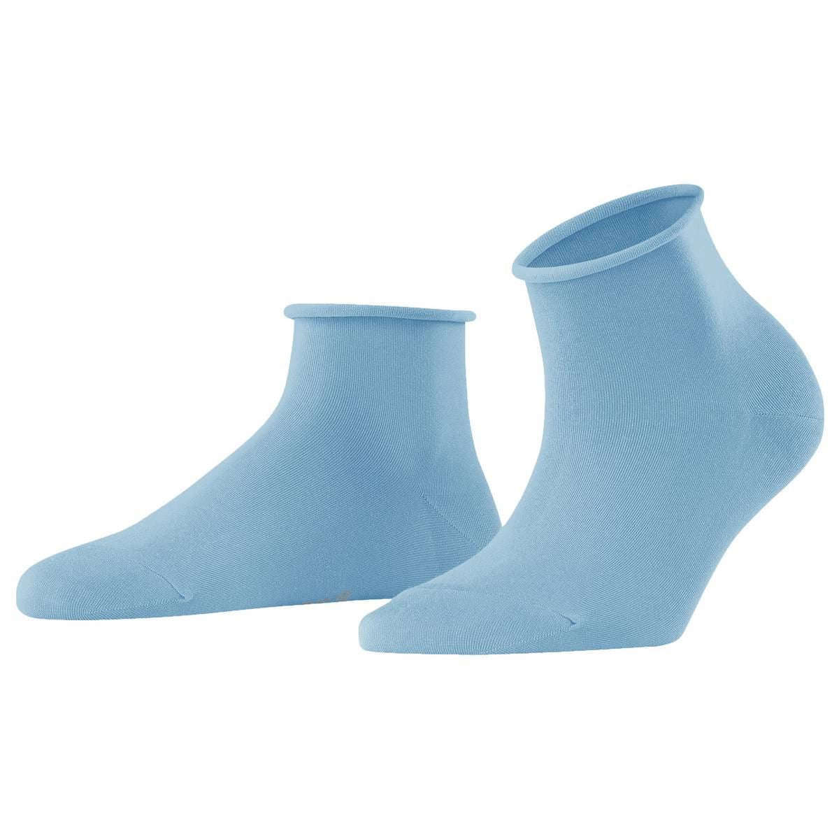 Falke Cotton Touch Short Socks - Azur Blue - Small/Medium - 2.5-5 UK | 4-7 US | 35-38 EUR