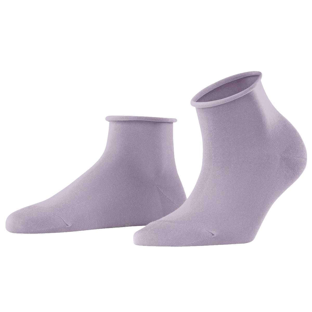 Falke Cotton Touch Short Socks - Lilac - Small/Medium - 2.5-5 UK | 4-7 US | 35-38 EUR