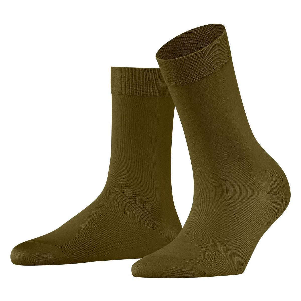 Falke Cotton Touch Socks - Dried Herb Green - Small/Medium - 2.5-5 UK | 4-7 US | 35-38 EUR