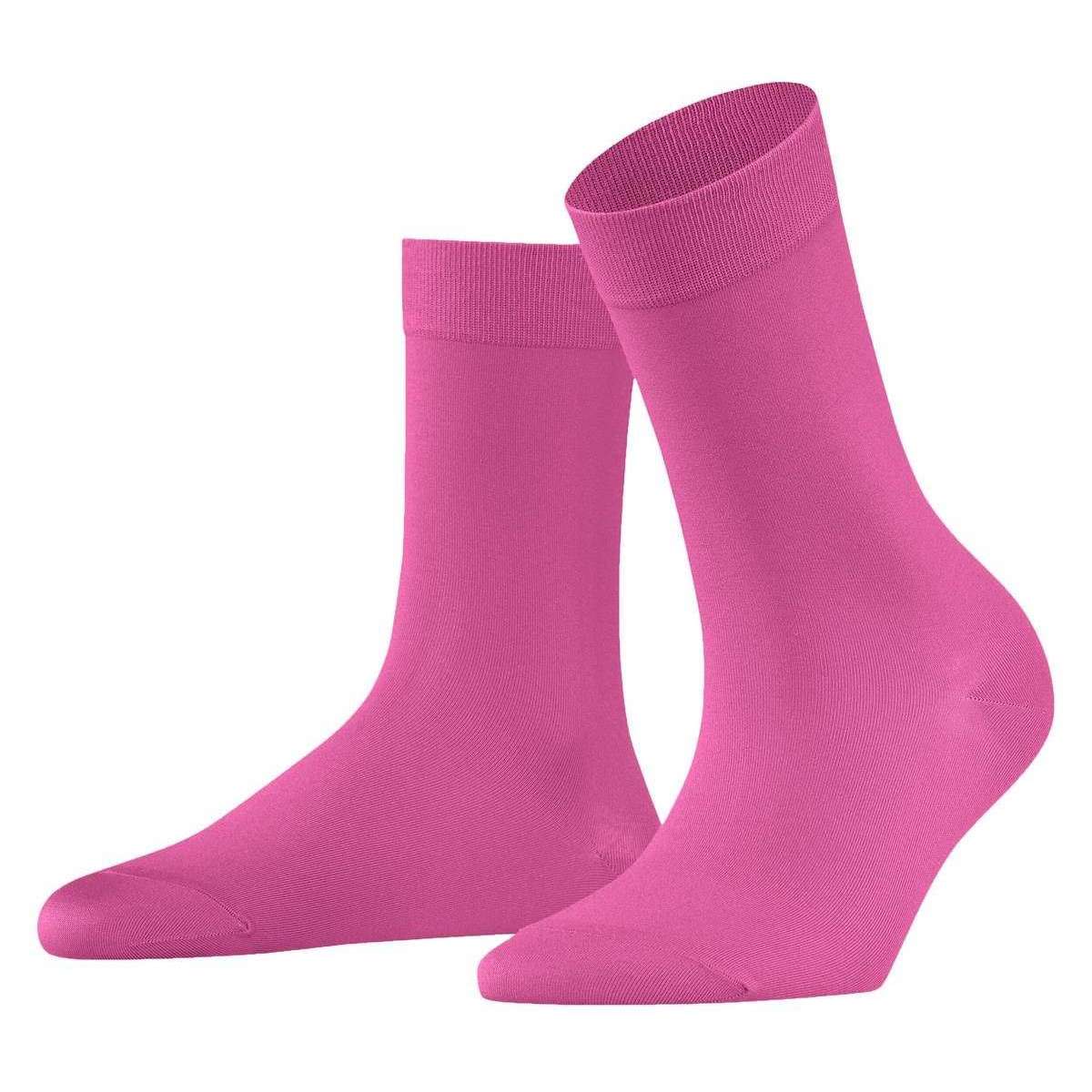 Falke Cotton Touch Socks - Hot Pink - Small/Medium - 2.5-5 UK | 4-7 US | 35-38 EUR