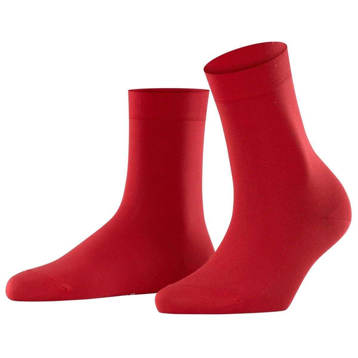 Falke Cotton Touch Socks - Scarlet Red