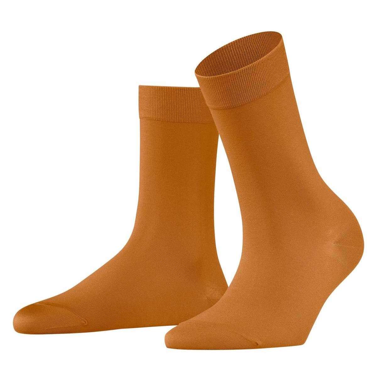 Falke Cotton Touch Socks - Toskana Orange - Small/Medium - 2.5-5 UK | 4-7 US | 35-38 EUR