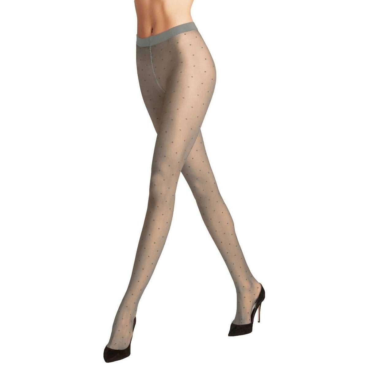 Falke Dot 15 Denier Tights - Lunar Grey