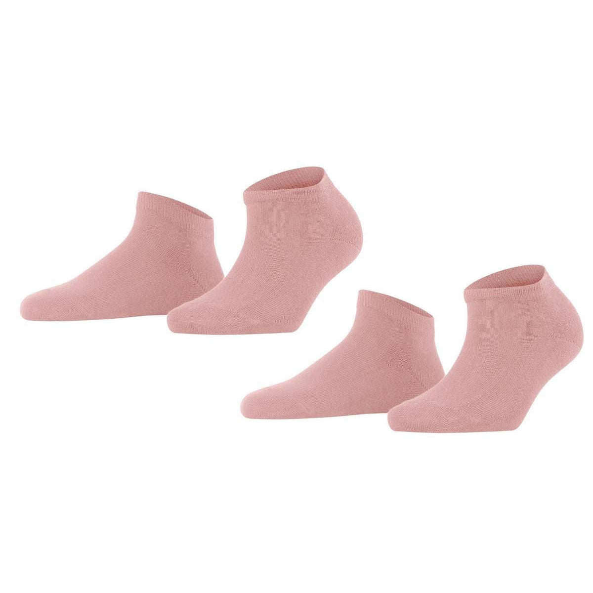 Falke Happy 2-Pack Sneaker Socks - Pink - Small/Medium - 2.5-5 UK | 5-7.5 US | 35-38 EUR