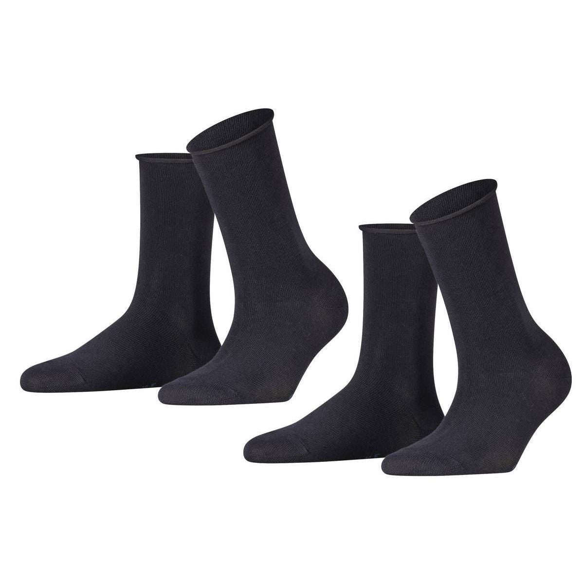 Falke Happy 2-Pack Socks - Navy - Small/Medium - 2.5-5 UK | 5-7.5 US | 35-38 EUR