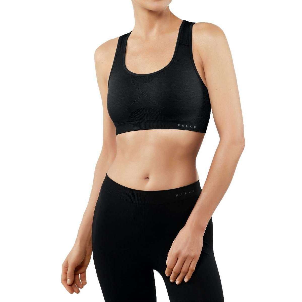 Falke Madison Low Support Sports Bra - Black