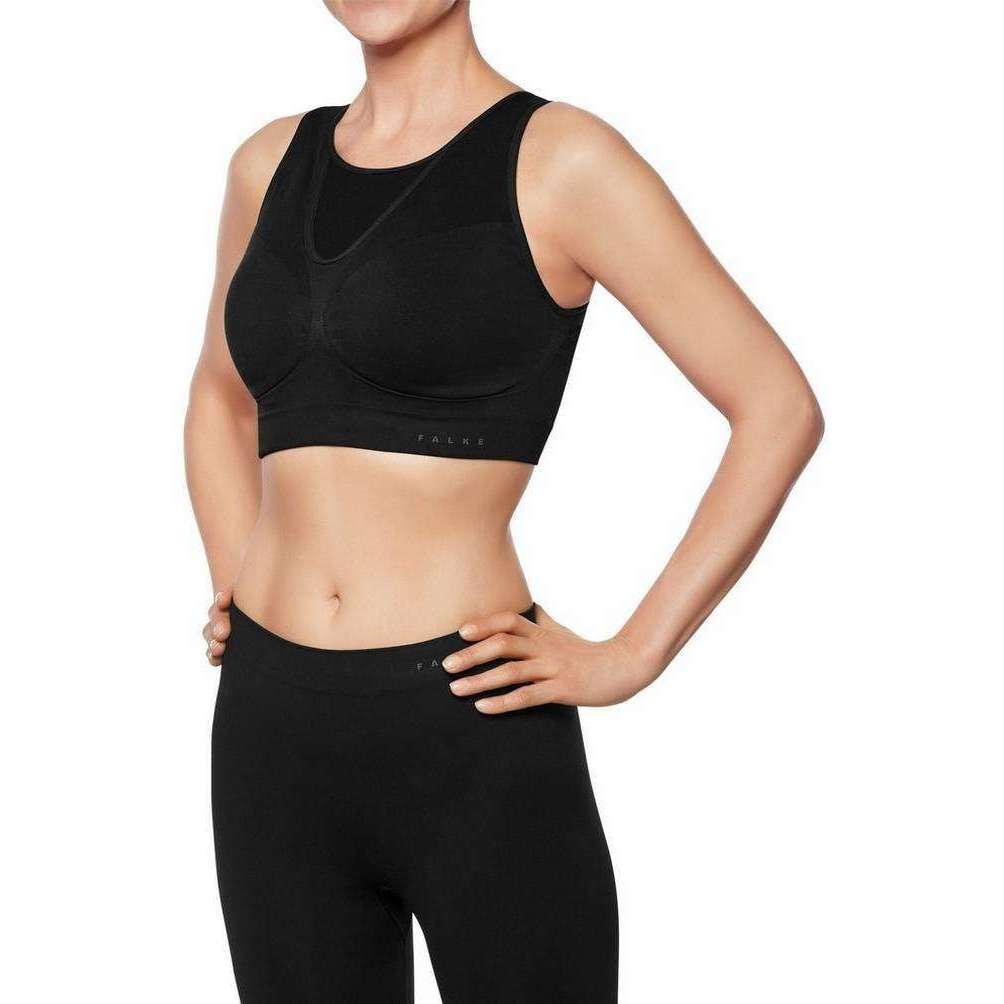 Falke Maximum Support C and D Sports Bra - Black