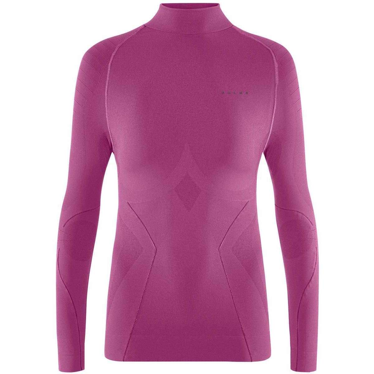 Falke Maximum Warm Long Sleeve Collar Shirt - Radiant Orchid Purple