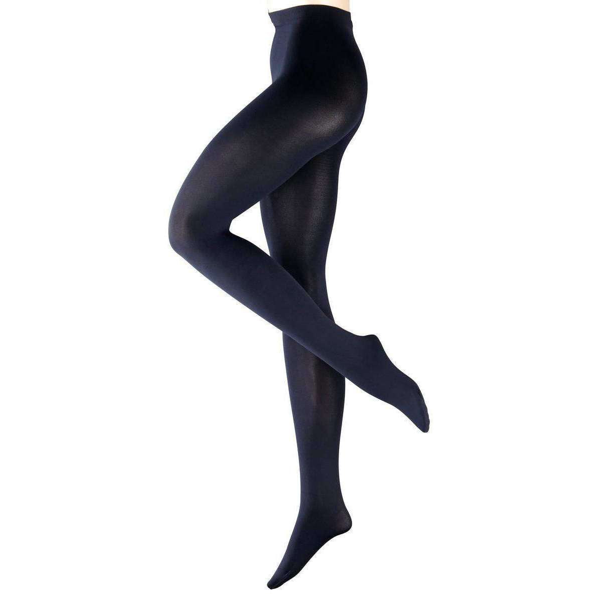 Falke Pure Matte 100 Denier Opaque Matte Tights - Marine