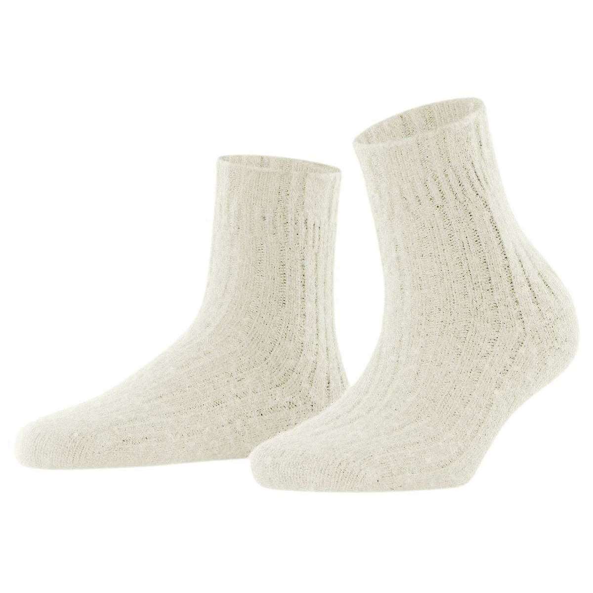 Falke Rib Bed Socks - Off-White