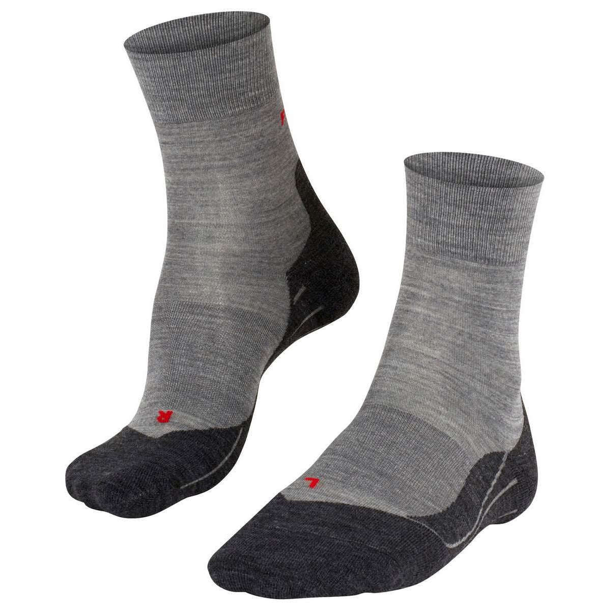 Falke RU4 Endurance Wool Socks - Light Grey Mel