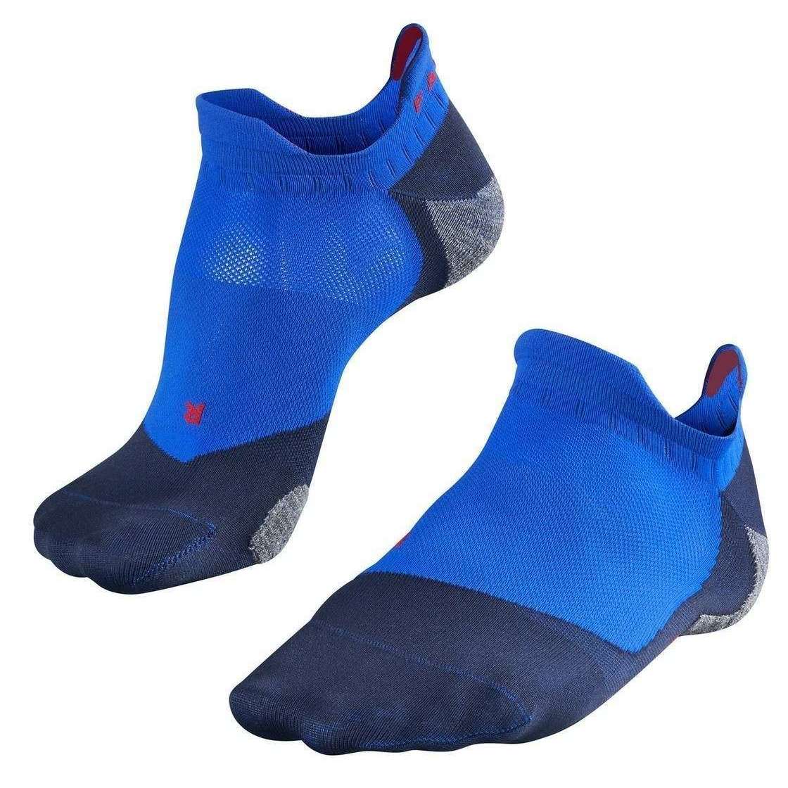 Falke Running 5 Invisible No Show Socks - Cobalt Blue