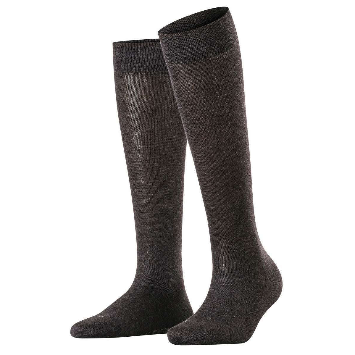 Falke Sensitive London Knee High Socks - Anthratice Mel Grey - Small/Medium - 2.5-5.0 UK | 5.0-7.5 US | 35-38 EUR