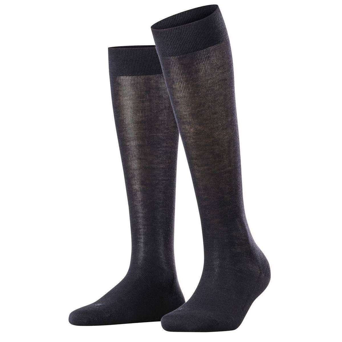 Falke Sensitive London Knee High Socks - Dark Navy - Small/Medium - 2.5-5.0 UK | 5.0-7.5 US | 35-38 EUR