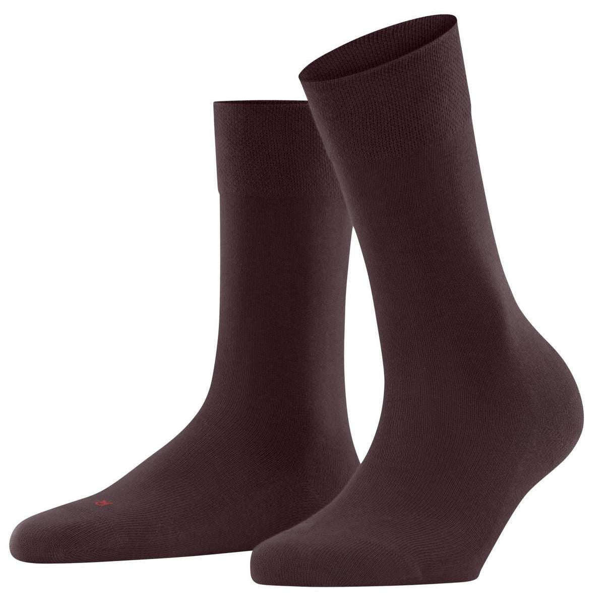 Falke Sensitive London Socks - Burgundy - Small/Medium - 2.5-5 UK | 5-7.5 US | 35-38 EUR