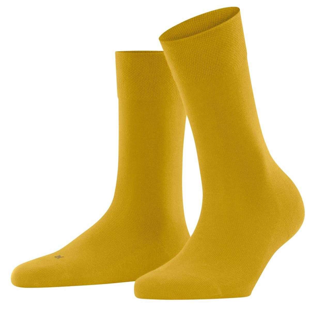 Falke Sensitive London Socks - Mimosa Yellow - Small/Medium - 2.5-5 UK | 5-7.5 US | 35-38 EUR