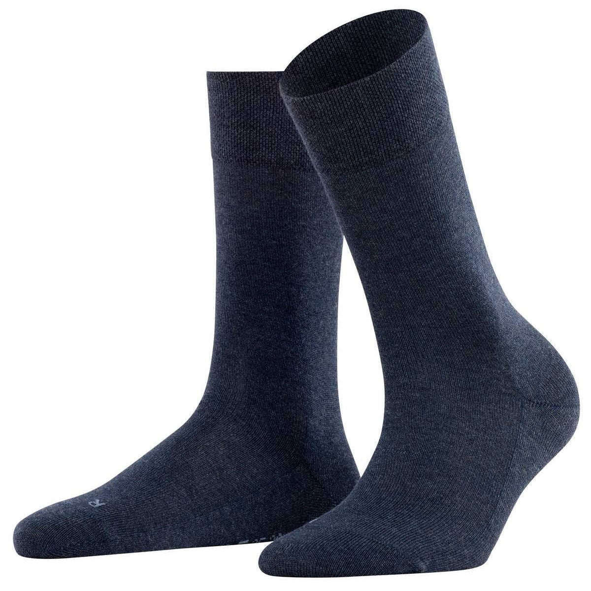 Falke Sensitive London Socks - Navy Blue Mel - Small/Medium - 2.5-5 UK | 5-7.5 US | 35-38 EUR