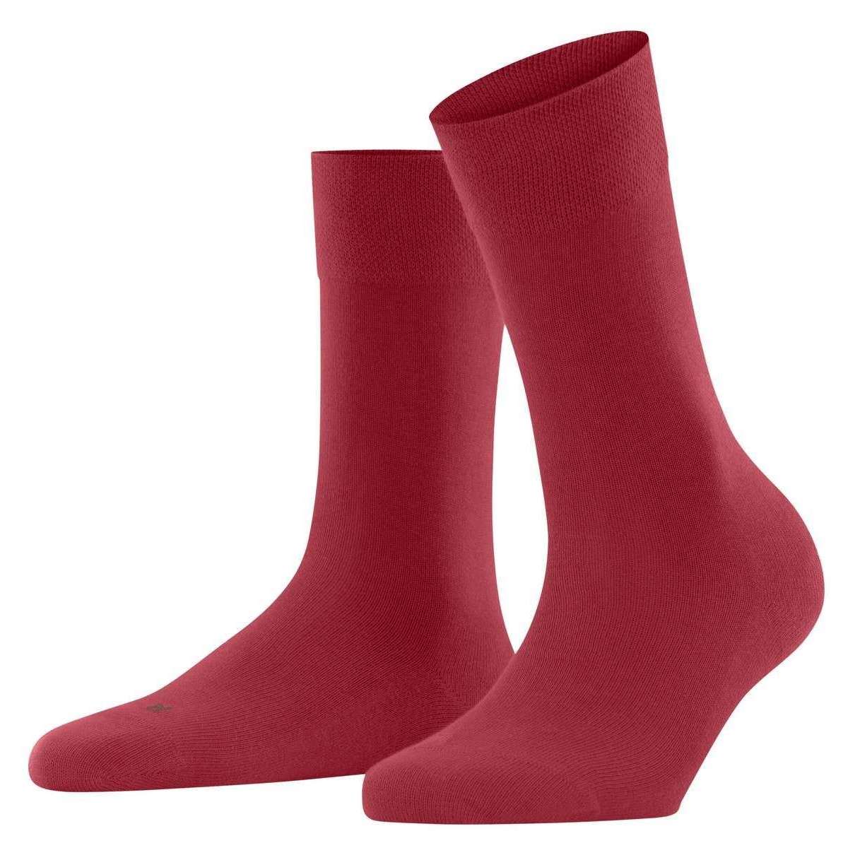 Falke Sensitive London Socks - Scarlet Red - Small/Medium - 2.5-5 UK | 5-7.5 US | 35-38 EUR