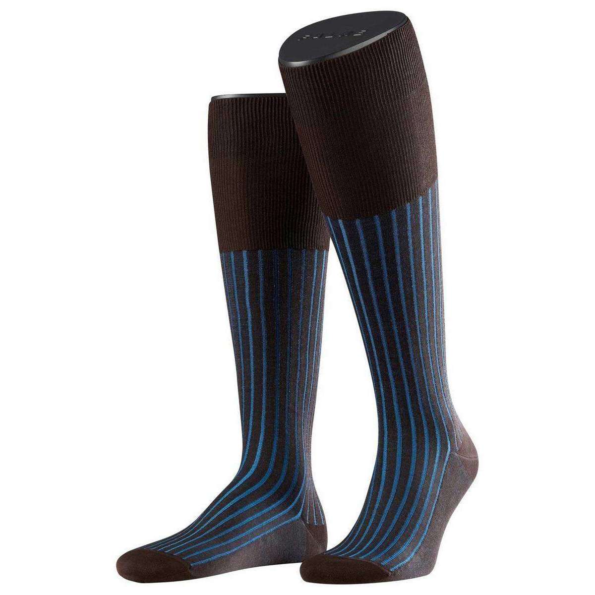 Falke Shadow Knee High Socks - Brown/Blue