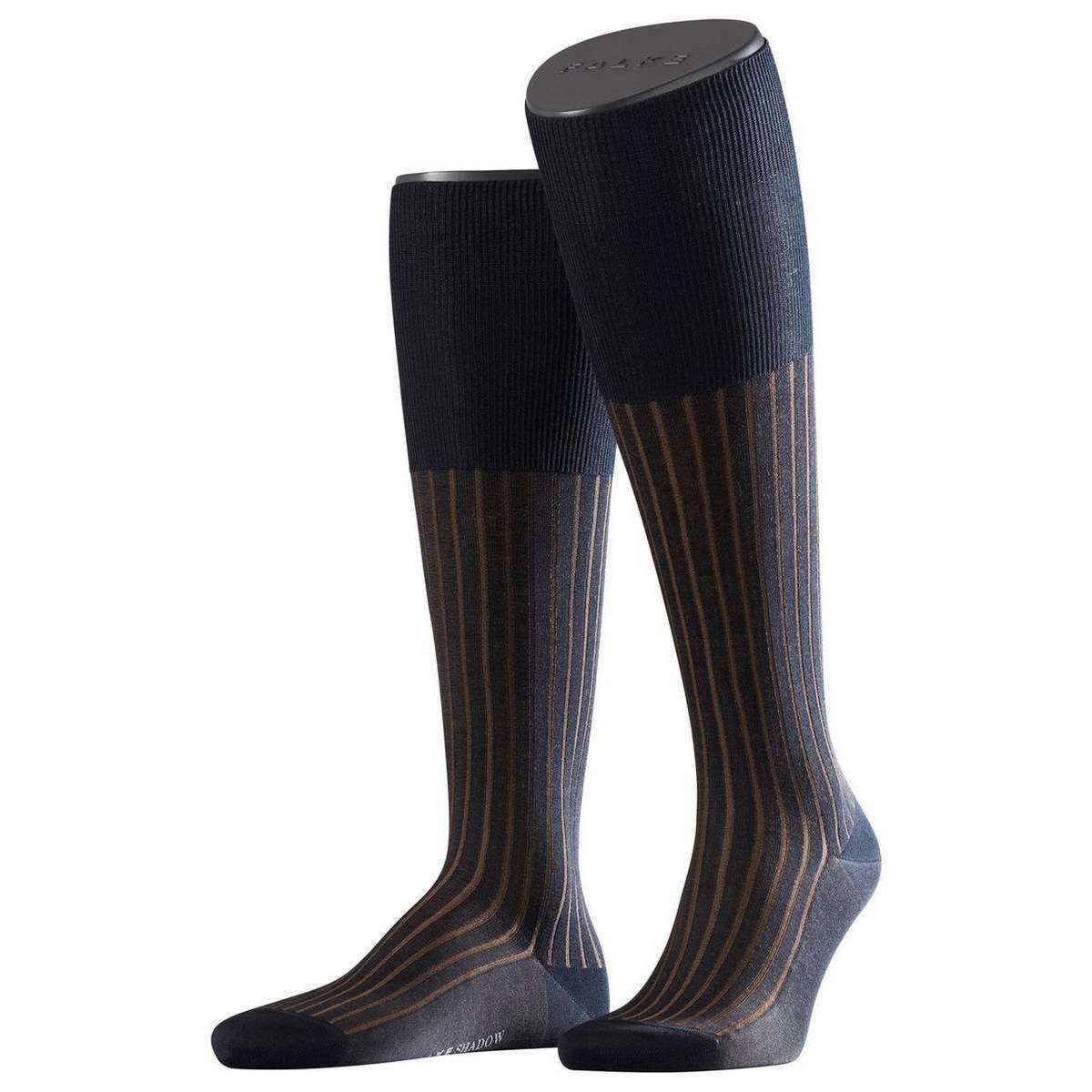 Falke Shadow Knee High Socks - Navy/Brown