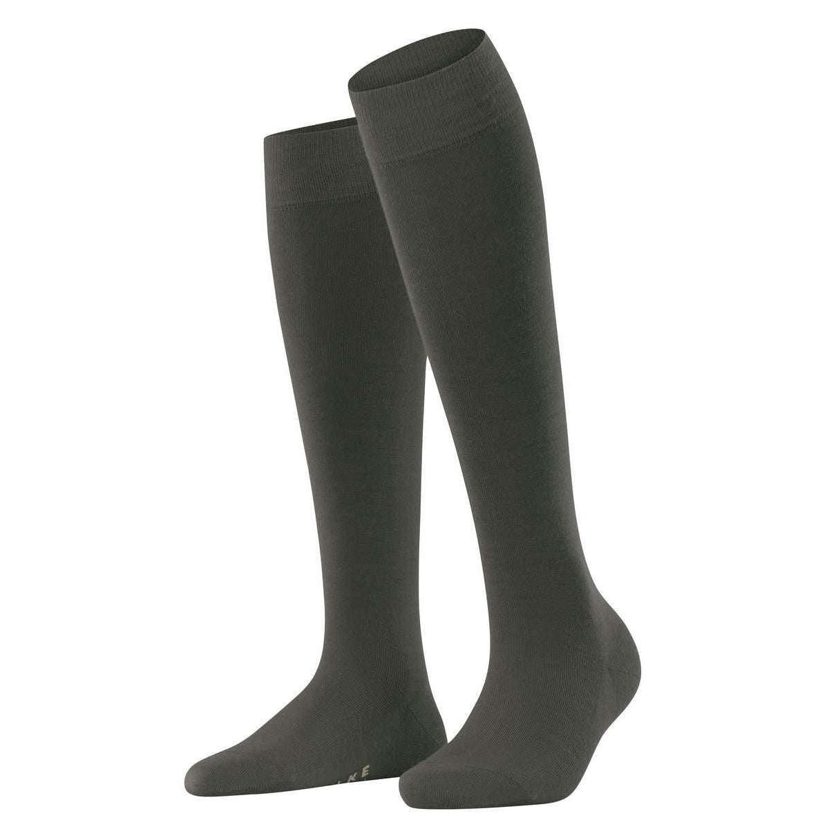 Falke Softmerino Knee High Socks - Military Green - Extra Small - 2.5-3.5 UK | 5-6 US | 35-36 EUR