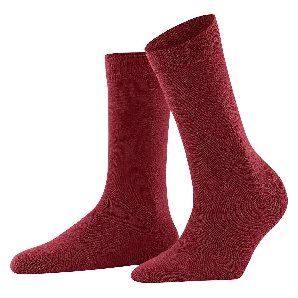 Falke Softmerino Socks - Scarlet Red - Extra Small - 2.5-3.5 UK | 5-6 US | 35-36 EUR