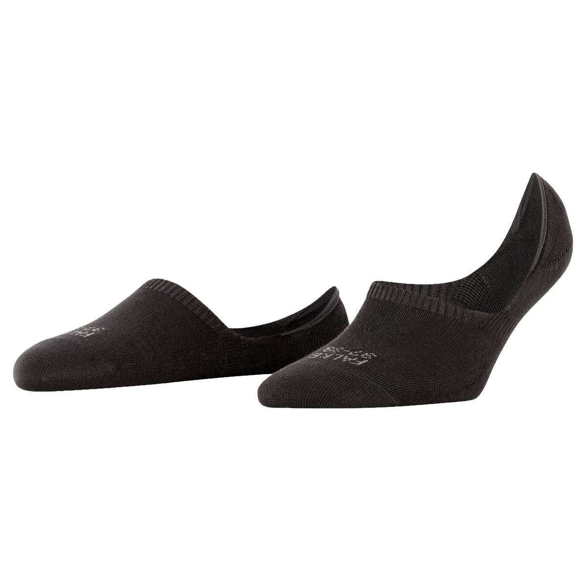 Falke Step High Cut No Show Socks - Black - Small - 2.5-3.5 UK | 4.5-5.5 US | 35-36 EUR