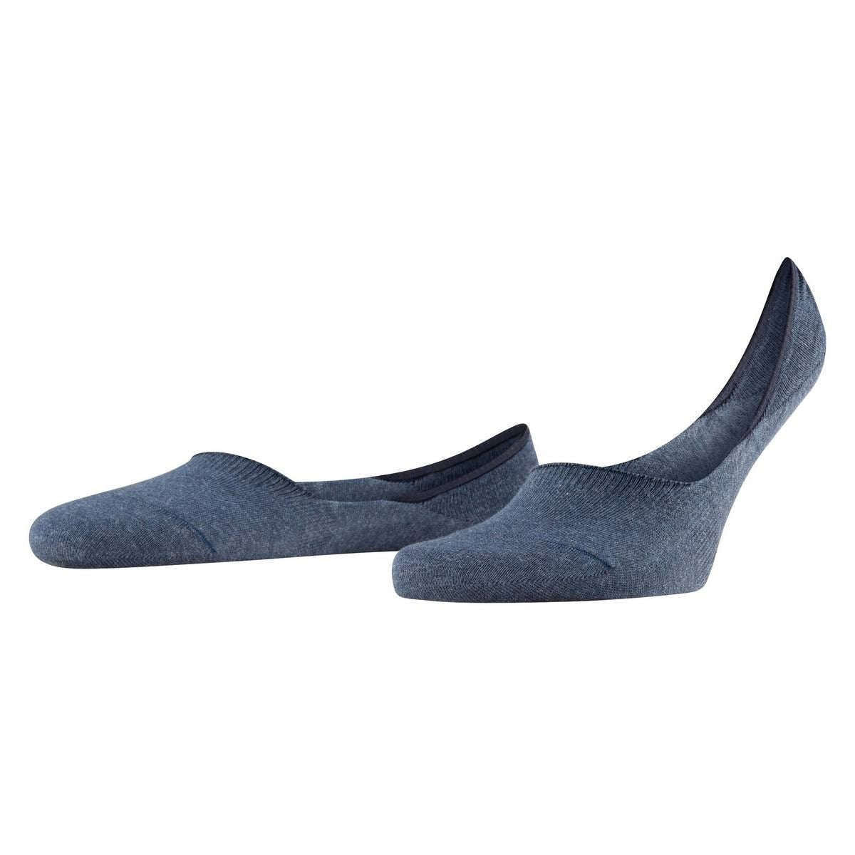 Falke Step Medium Cut No Show Socks - Navy Blue Mel - Extra Large - 11.5-12.5 UK | 12.5-13.5 US | 47-48 EUR