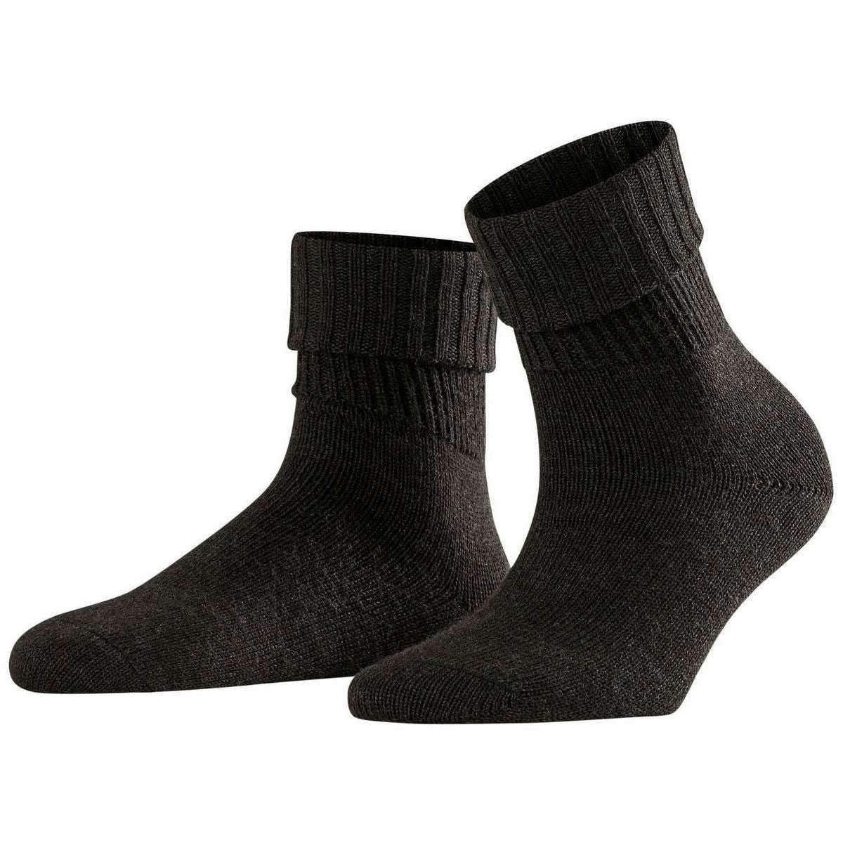 Falke Striggings Rib Socks - Anthracite Melange Grey