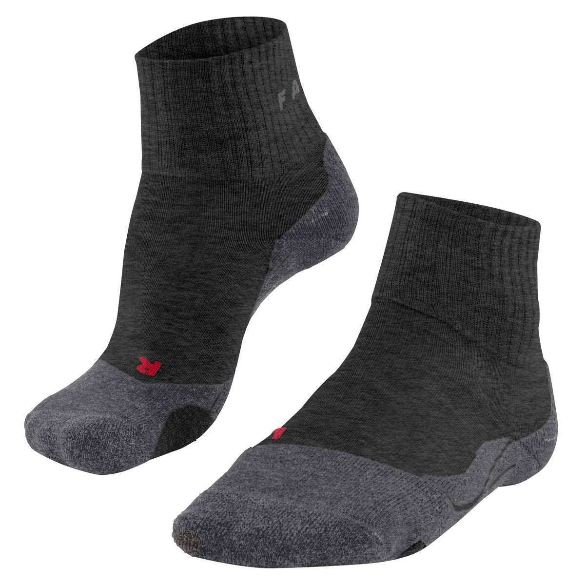 Falke TK2 Explore Short Socks - Asphalt Mel Grey