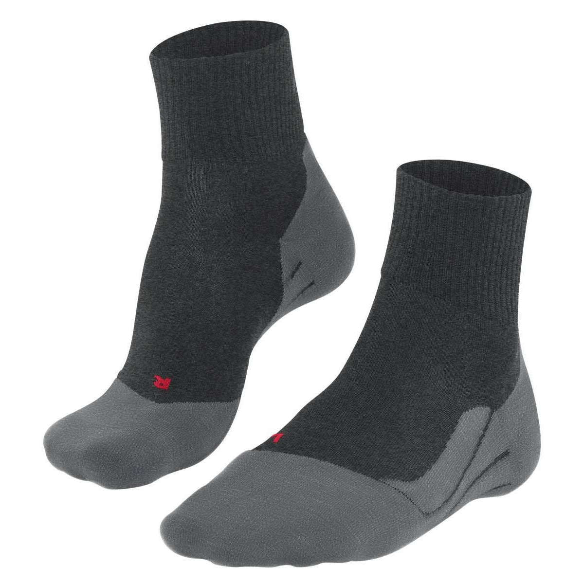 Falke TK5 Wander Wool Short Socks - Asphalt Mel Grey