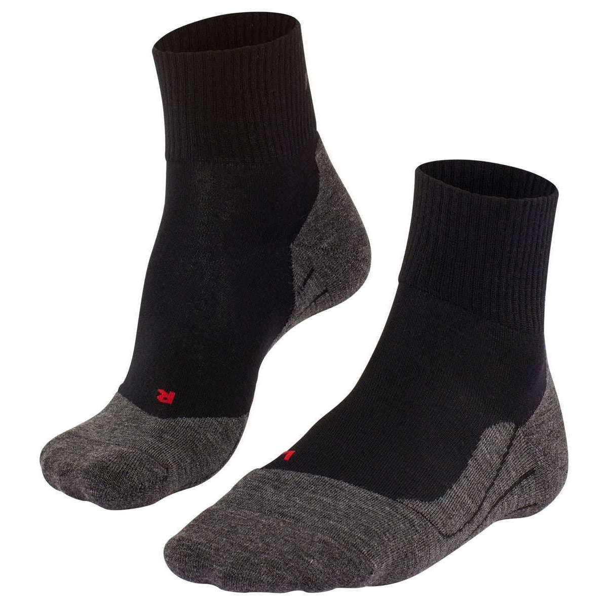 Falke TK5 Wander Wool Short Socks - Black Mix