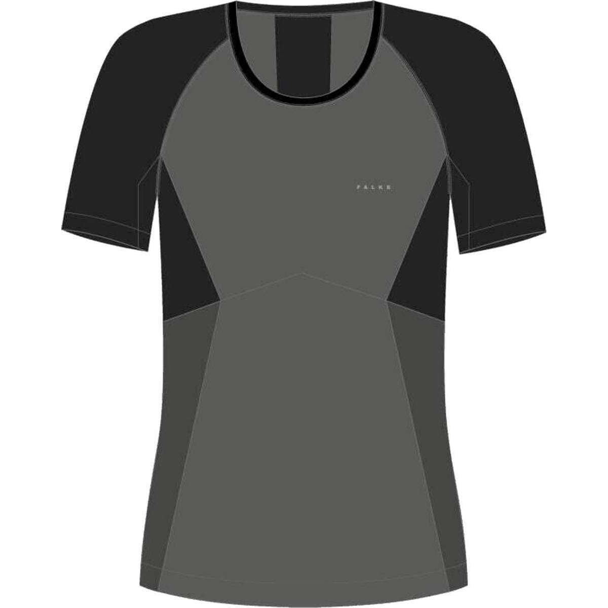 Falke Wool Tech Light Short Sleeved Sports Shirt - Black