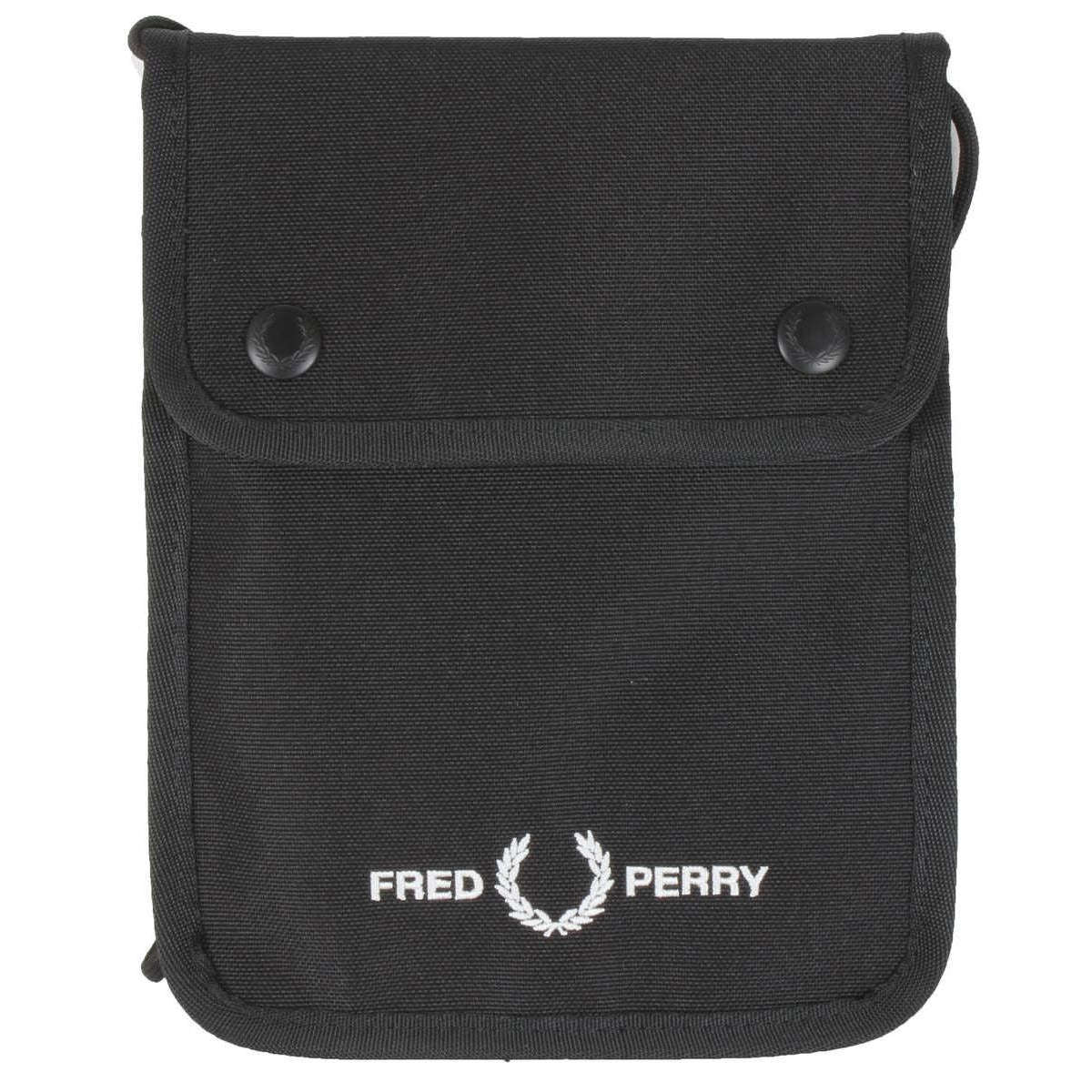 Fred Perry Branded Pouch - Black
